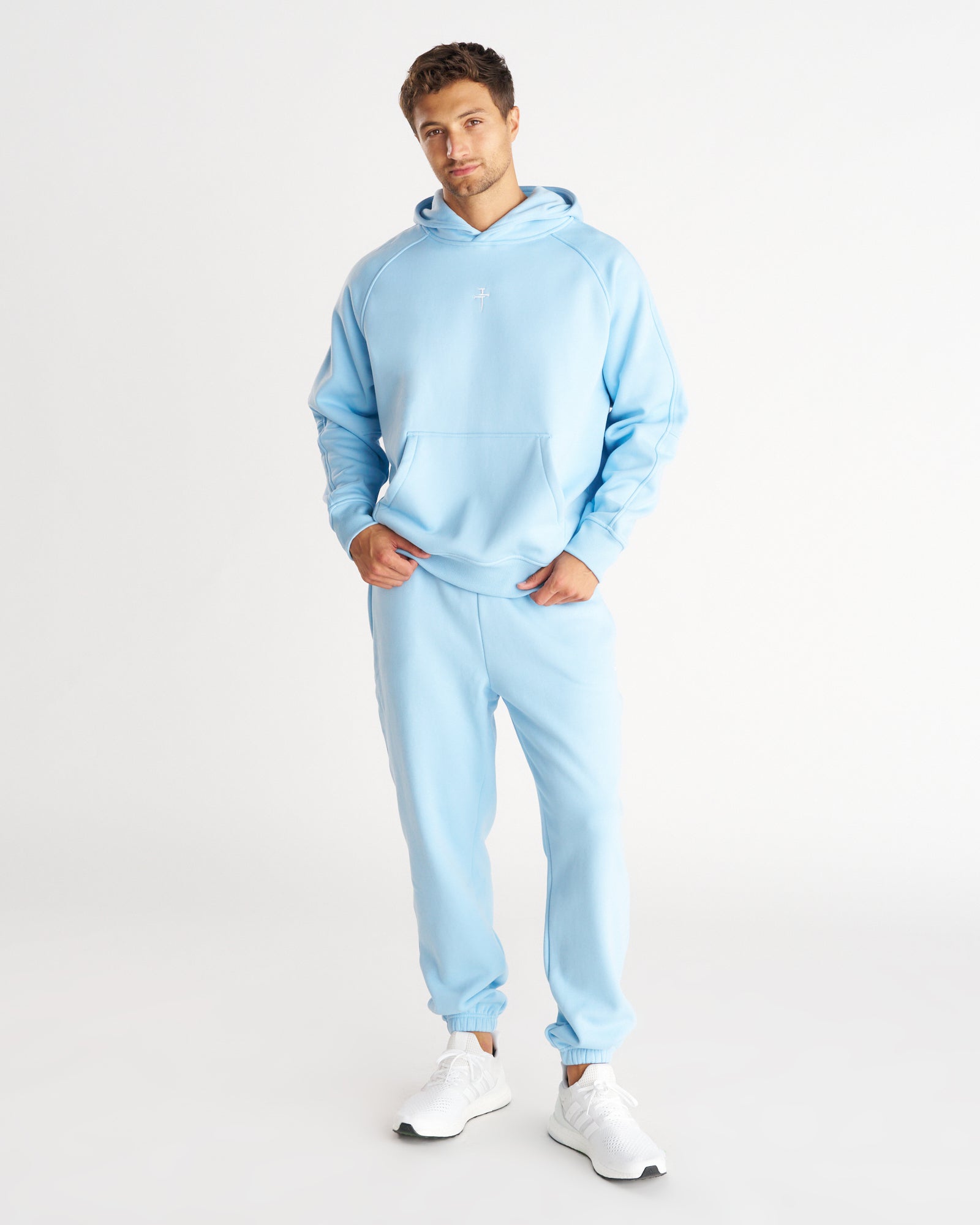 Signature Fleece Sweatpants - Sky Blue