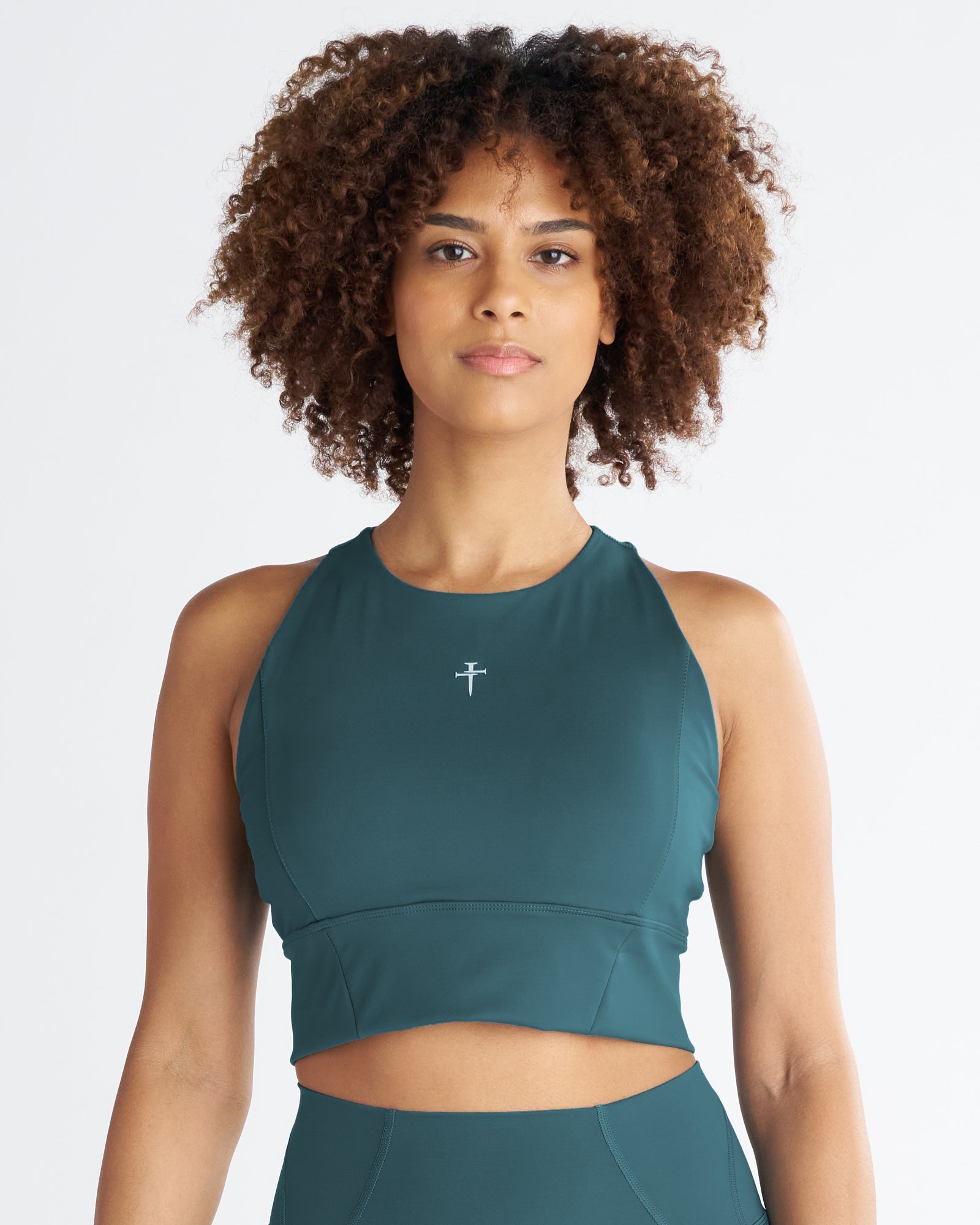 Endura-Train™ Longline Bra - Teal