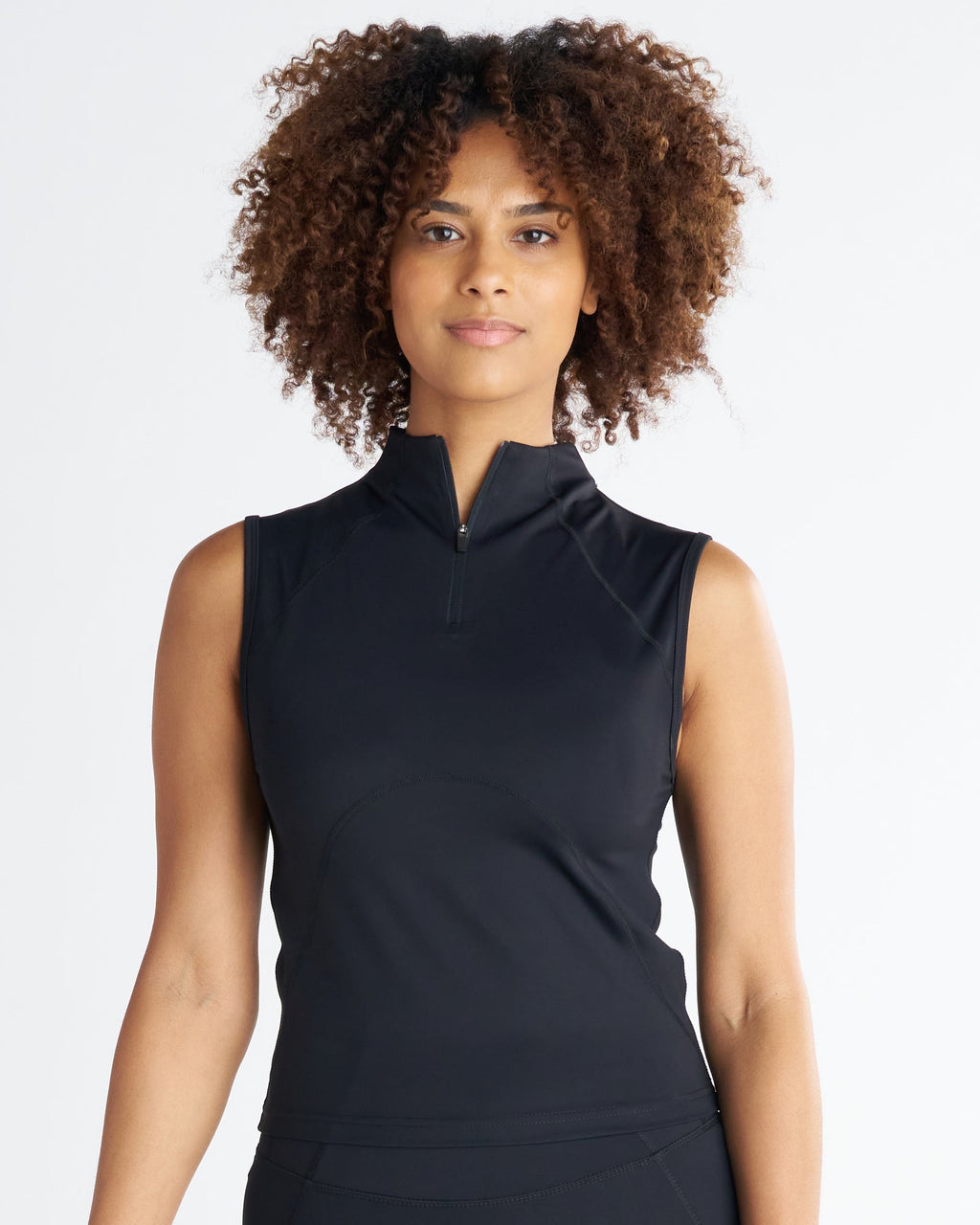 Endura-Train™ Quarter Zip Tank - Black
