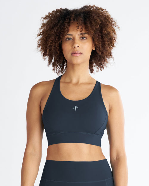 Crossback Sports Bra - Midnight Navy