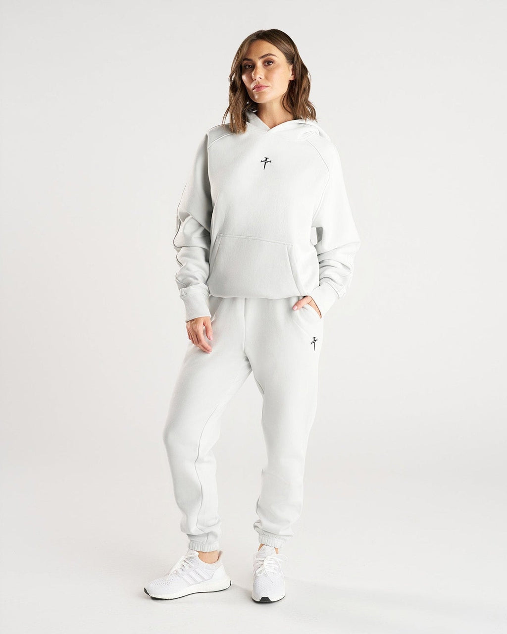Signature Fleece Hoodie - Stone
