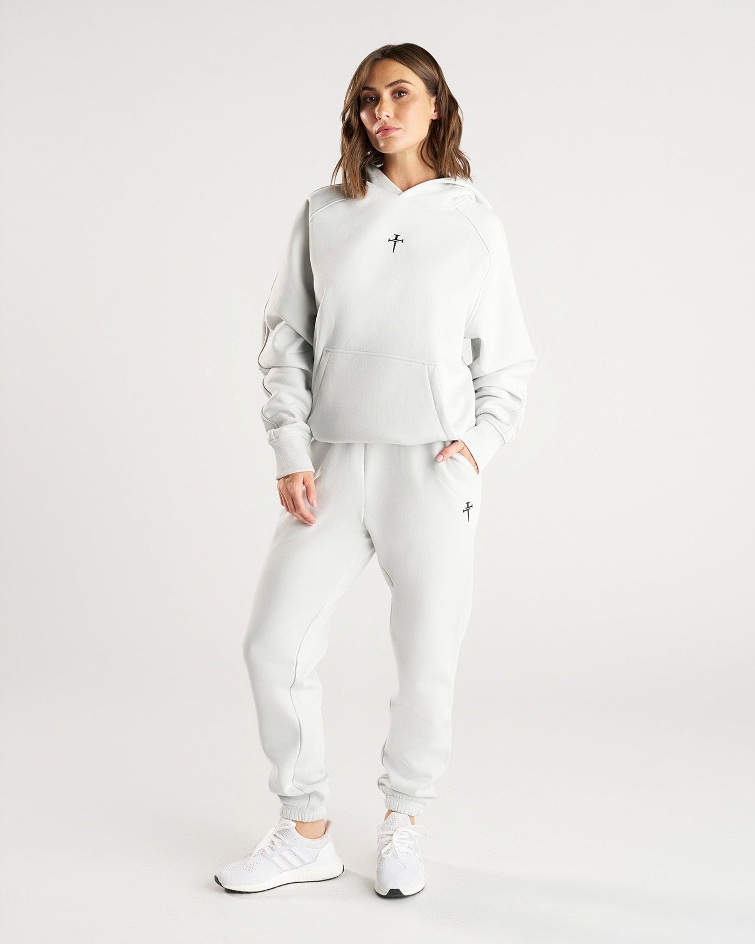 Signature Fleece Hoodie - Stone