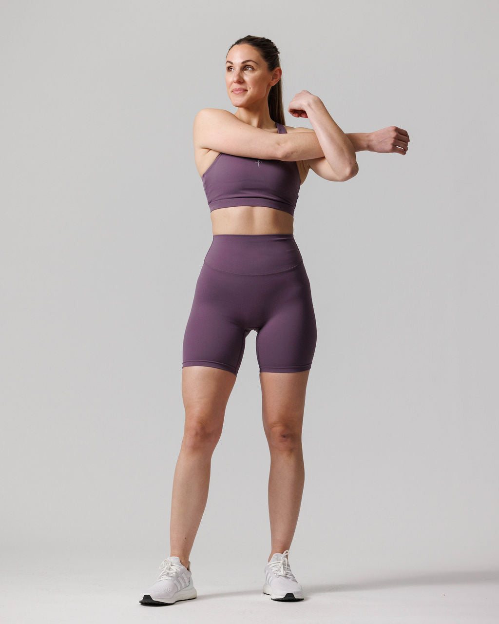 Nova 7" Biker Short - Black Plum