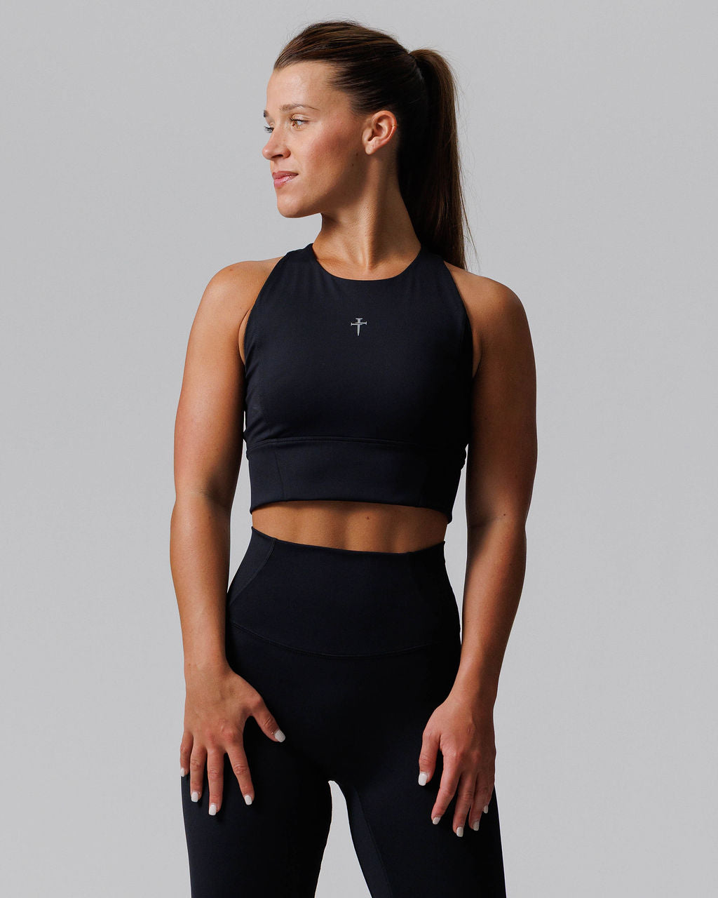 Endura-Train™ Longline Bra - Black