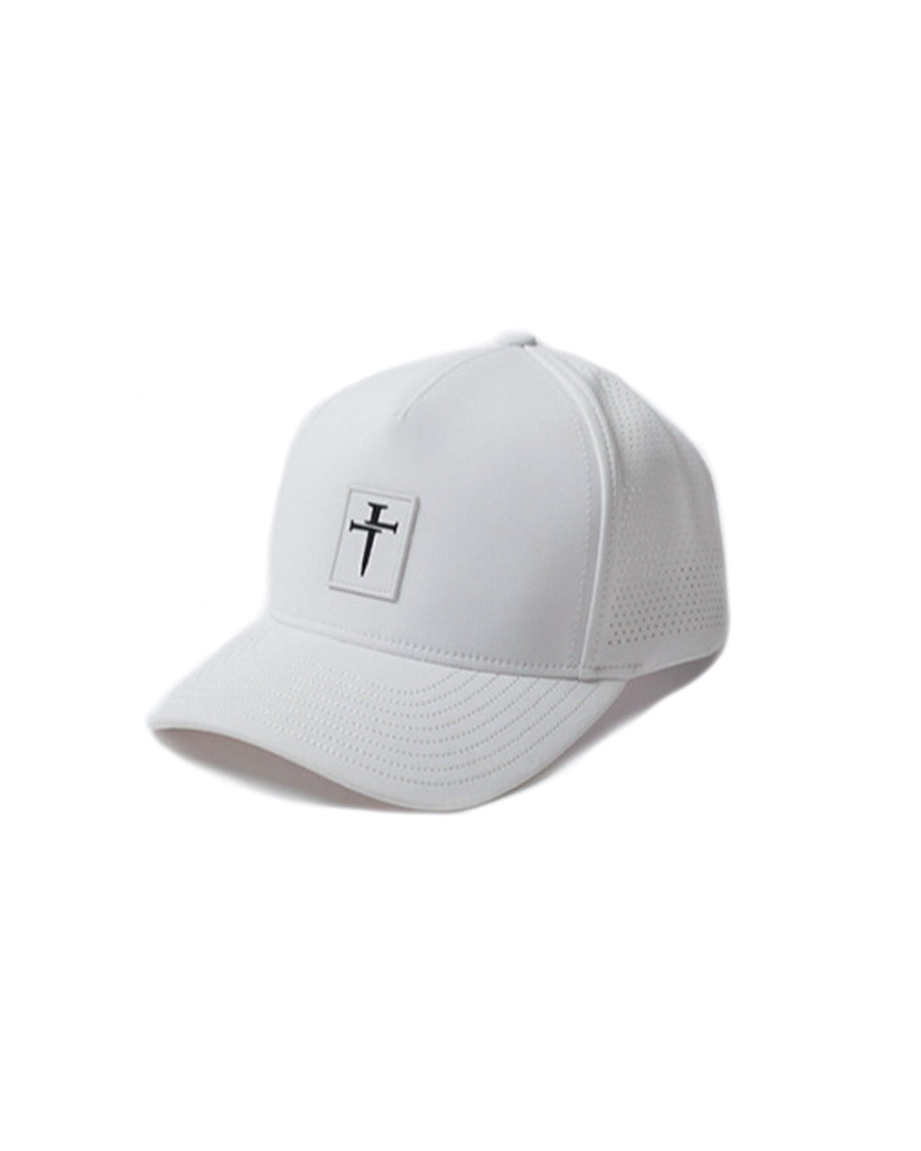 Perforated Hat - White