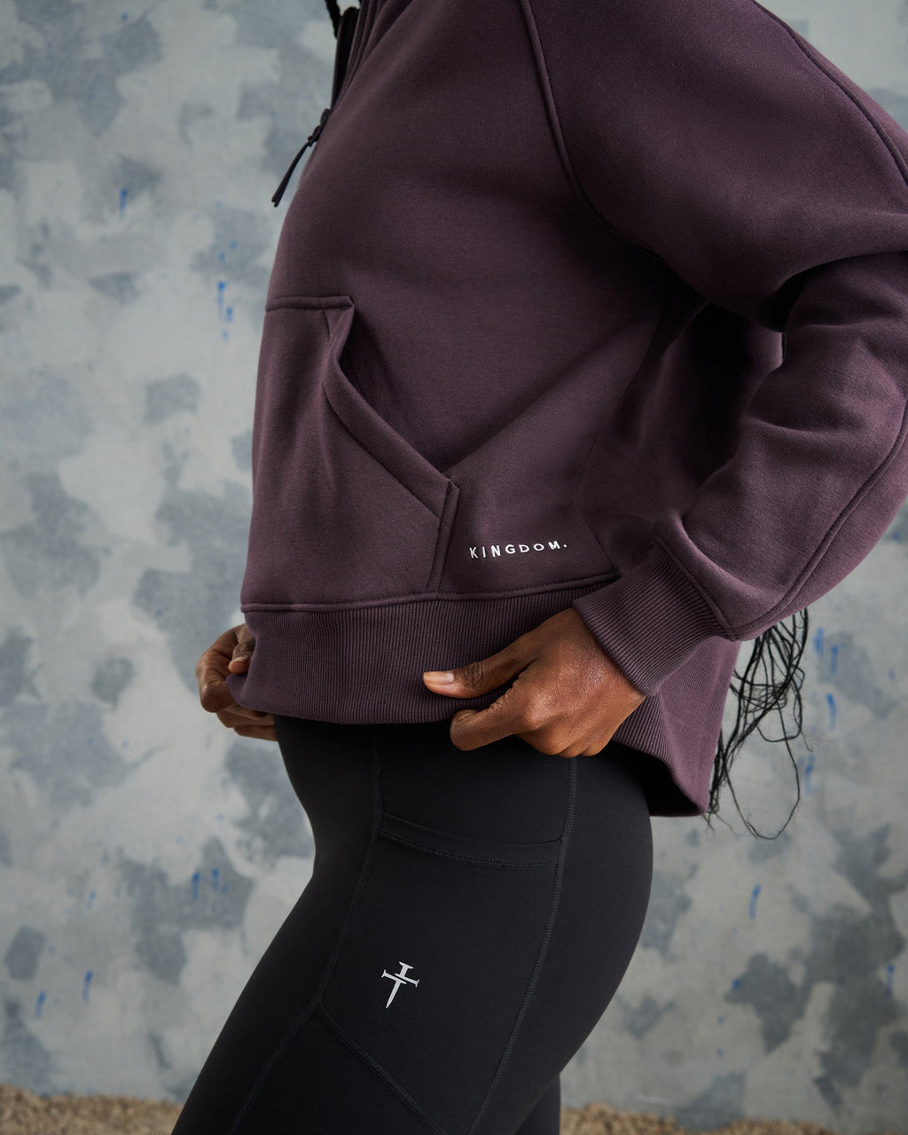 Women's Signature Fleece Half-Zip Hoodie - Nightshade