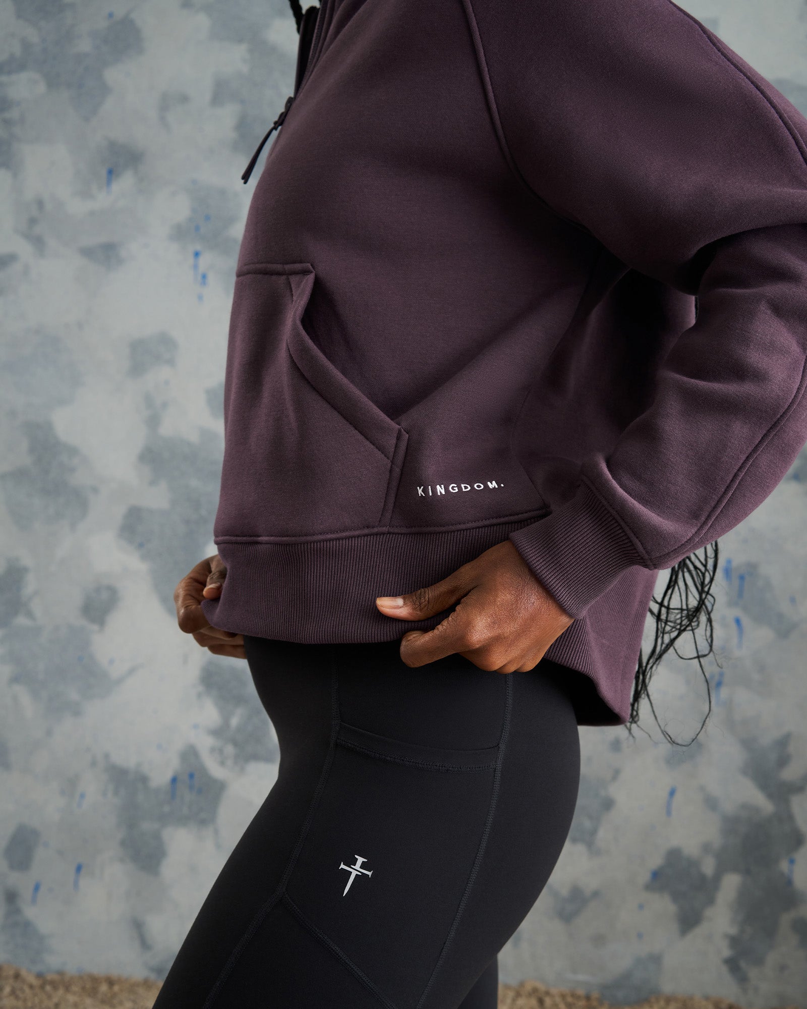 Women's Signature Fleece Half-Zip Hoodie - Nightshade