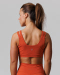 Nova Split-Strap Sports Bra - Desert Sun