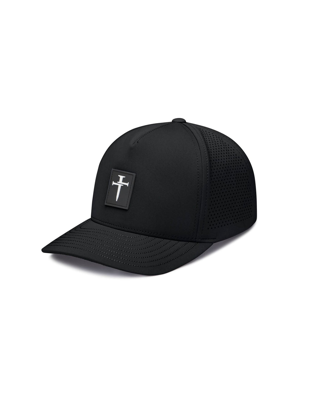 Perforated Hat - Black