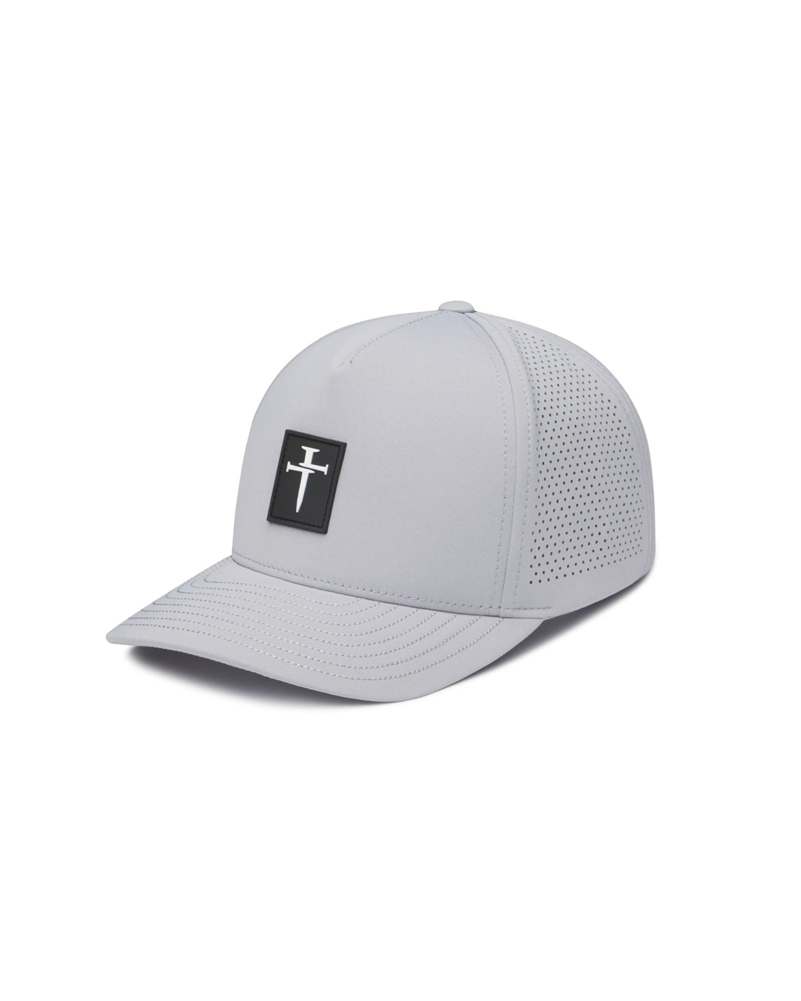 Perforated Hat - Grey